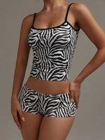 Leopard Print Cami ad Shorts Set