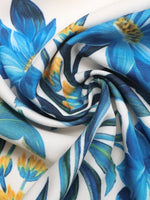 Floral Print Sweetheart Neck Maxi Dress