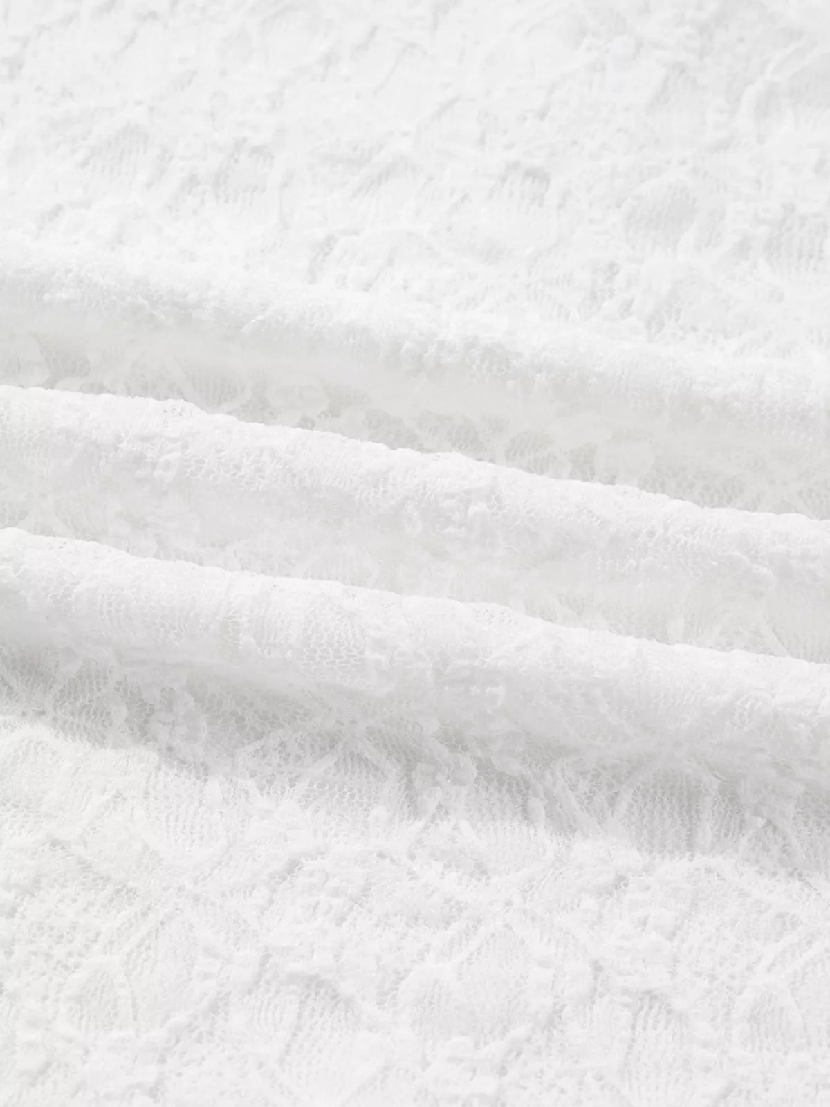 Sheer Lace Long Sleeve Slim Henley Top