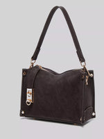 PU Leather Crossbody Bag with Adjustable Strap