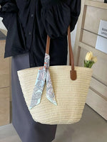 Woven Straw Shoulder Bag