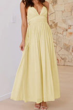 Ruched V-Neck Cami Dress