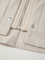 Thermal Knit Textured Hooded Jacket