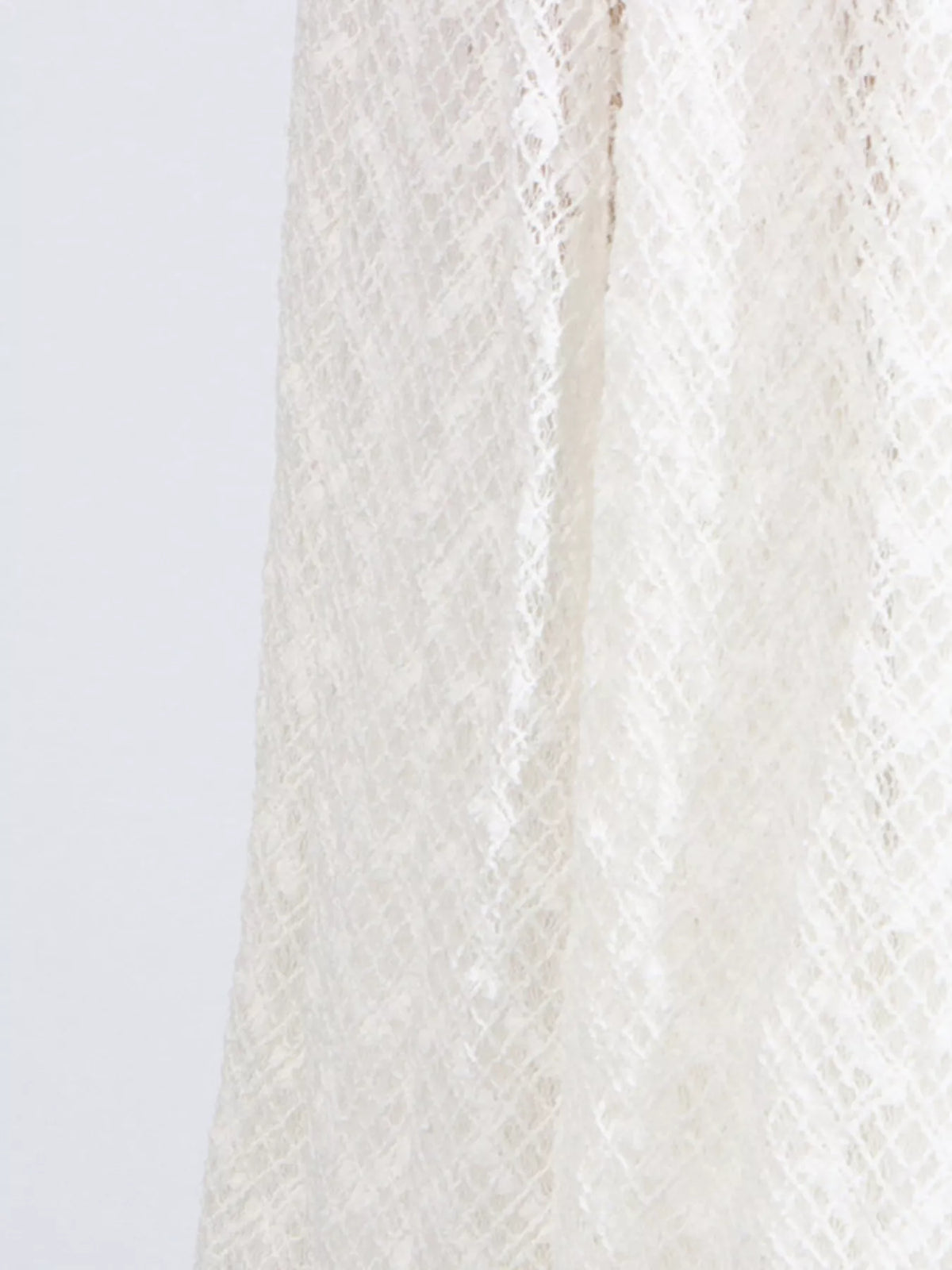 Lace Mock Neck Long Sleeve Maxi Dress