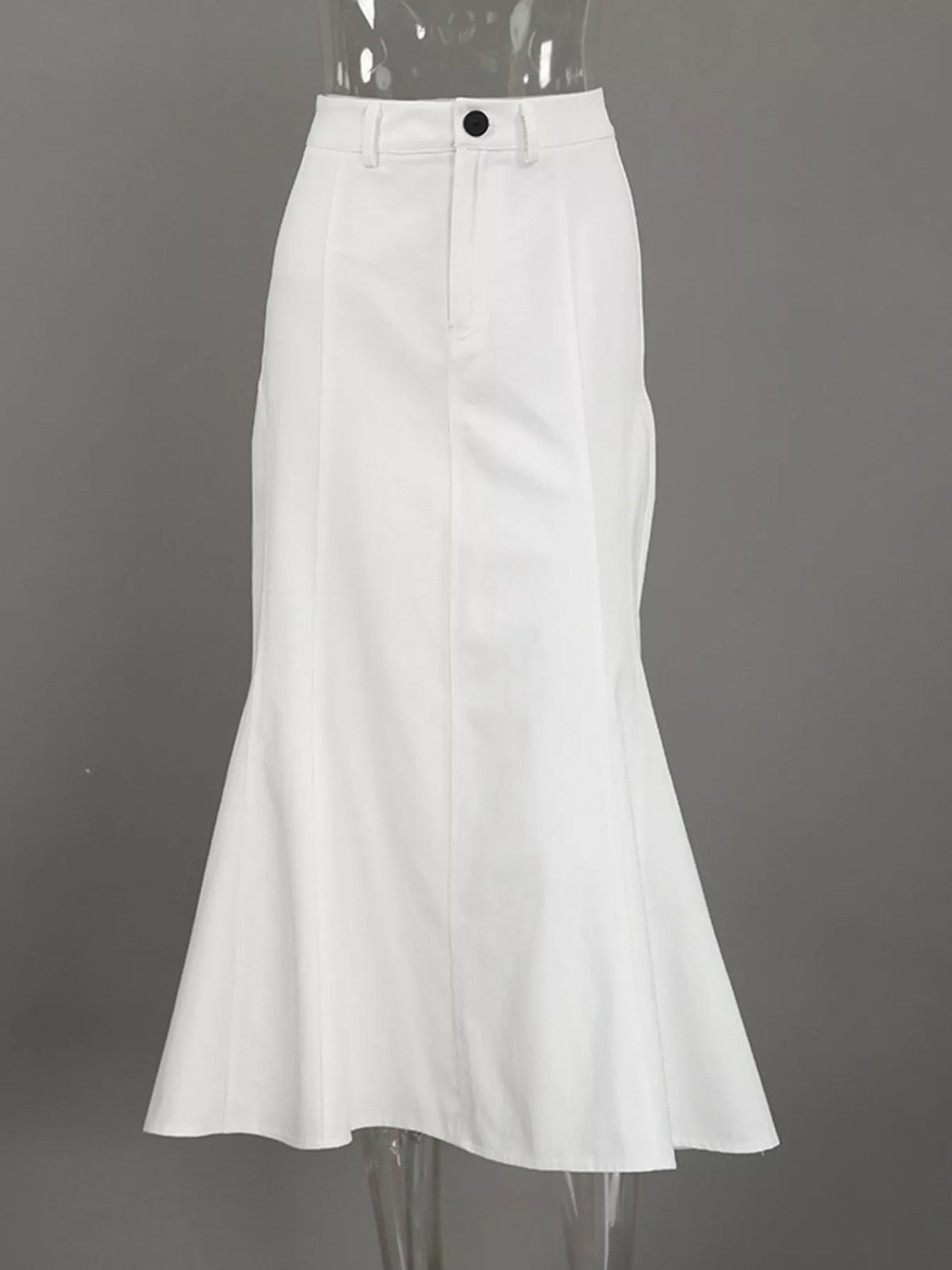 High-Waisted Mermaid Midi Skirt