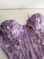 Butterfly Lace Tube Top