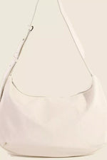 Fame Faux Leather Hobo Crescent Shoulder Bag