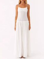 Ruched Spaghetti Strap Maxi Dress