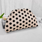 Portable Contrast Knit Clutch
