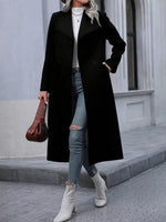 Double-Breasted Longline Overcoat