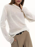 Mock Neck Long Sleeve Sweater