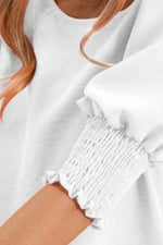 BiBi Air Flow Balloon Shorts Sleeves Top