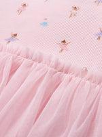Children's Short Sleeve Tulle Dress