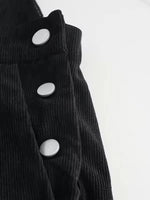 Embroidered Sunflower Wide Strap Overalls with Pockets