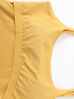 Scoop Neck Cropped Cami with Chest Pads