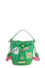 Nicole Lee USA Color Patch Bucket Bag