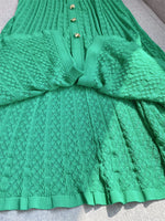 Button Front Short Sleeve Knit Dress