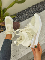 Lace Up Wedge Athletic