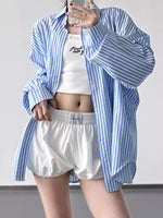 Striped Button Up Long Sleeve Shirt