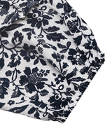 Printed Tie Neck Long Sleeve Blouse
