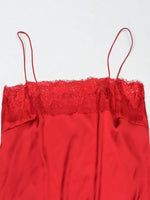 Lace Trimmed Satin Cami