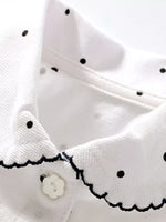 Children's Button Detail Short Sleeve Polo