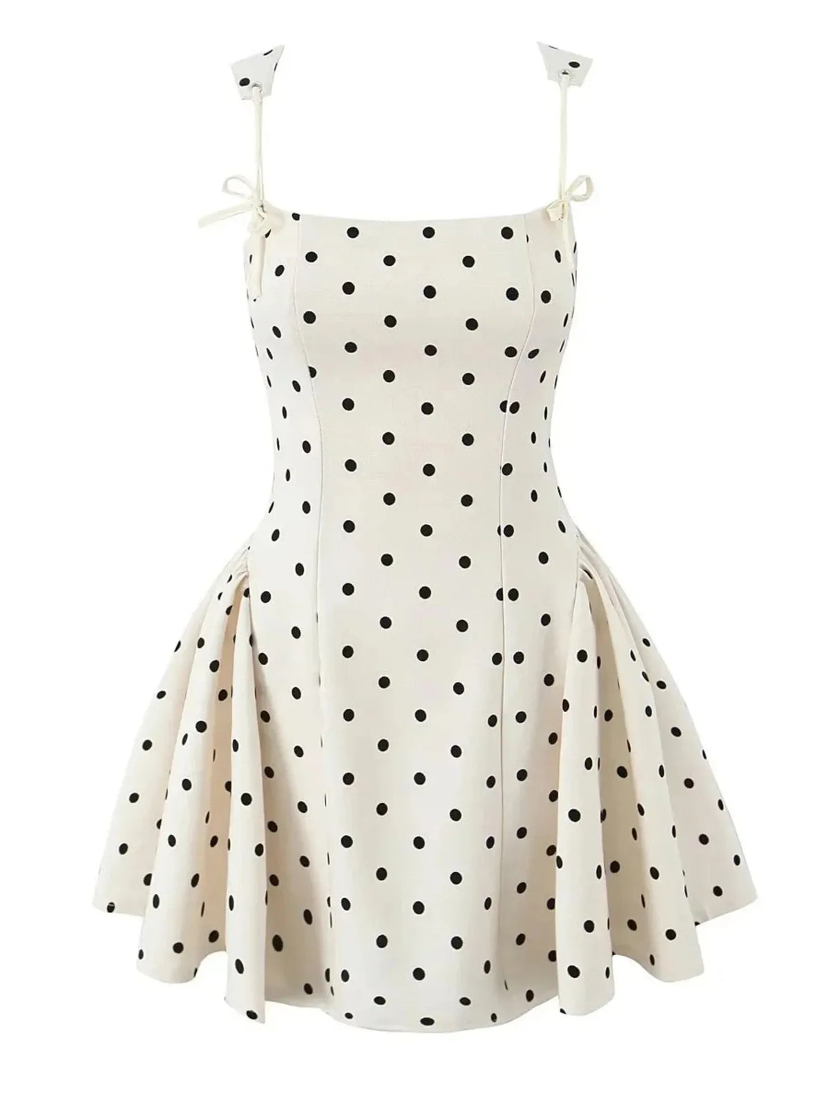 Lace Up Mini Cami Dress