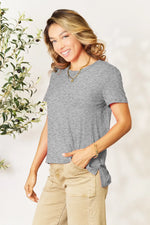 Basic Bae Bamboo Full SizeRound Neck Short Sleeve T-Shirt Plus Size