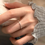 925 Sterling Silver Bow Open Ring