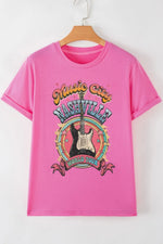 Graphic Round Neck Short Sleeve T-Shirt