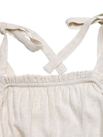 Tie Strap Tassel Hem Romper