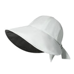 Wide Brim Sun Hat with Bowknot