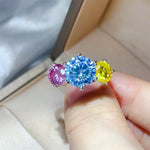 5 Carat Moissanite 925 Sterling Silver Ring