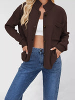 Casual Knit Button-Down Cardigan