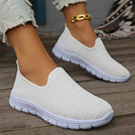 Round Toe Mesh Slip-Ons
