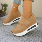 Round Toe Platform Sneakers