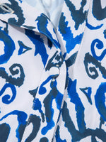 Paisley Print Long Sleeve Blouse