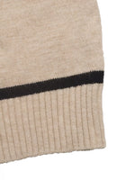 Off-Shoulder Argyle Pattern Sweater