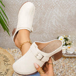 Round Toe Block Heels Sandals