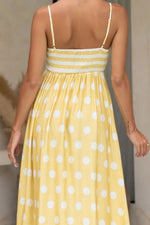 Polka Dot Square Neck Cami Dress