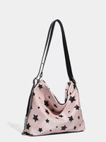 Star Print Chain Shoulder Bag