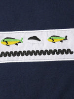 Children's Embroidered Round Neck Tee and ShortsSet