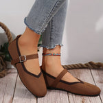 Round Toe Mesh Slip-Ons