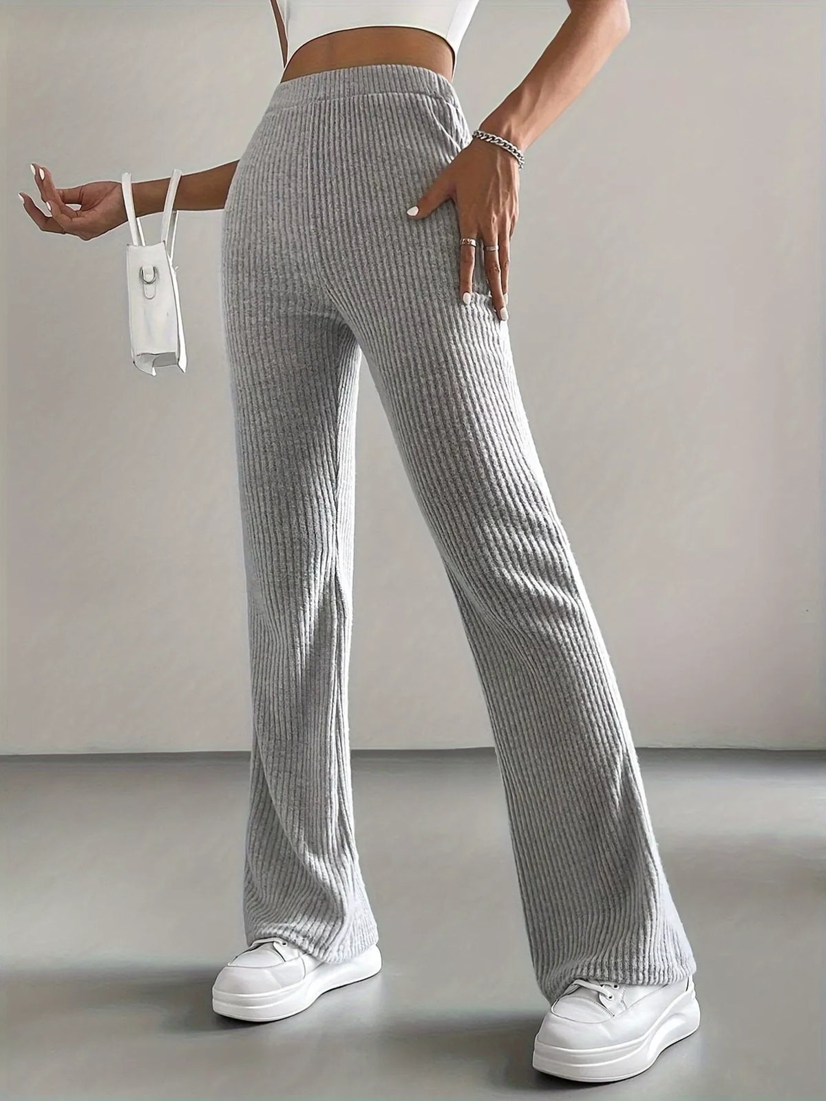 High Waist Flare Pants