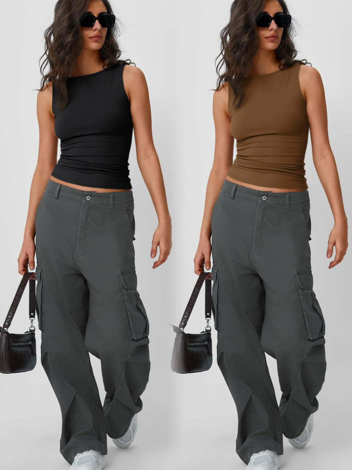 2 Piece Round Neck Tank