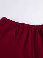 Lapel Collar Blazer and Wide-Leg Pants Set
