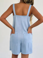 Sweetheart Neck Wide Strap Romper