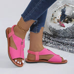 Open Toe Flats Sandals