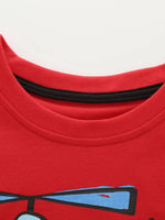 Children's Helicopter Graphic Tee and Shorts Set