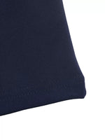 Contrast Collar Long Sleeve Top